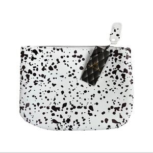 NWT Mollie Jacob Abstract Monochrome Pouch